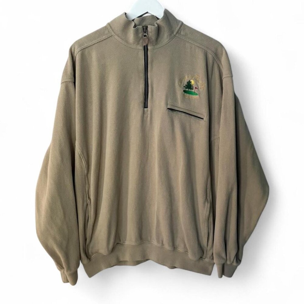 Vintage Whispering Pines G.C. N.A.F. Atsugi Japan Embroidered Logo Tan Jacket - Picture 8 of 8